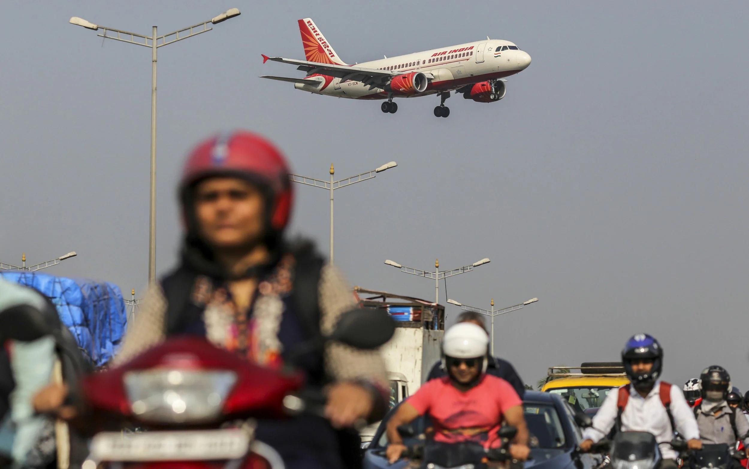 Doprava na indické letisko Chhatrapati Shivaji a z neho je notoricky absolútne preťažená © Dhiraj Singh