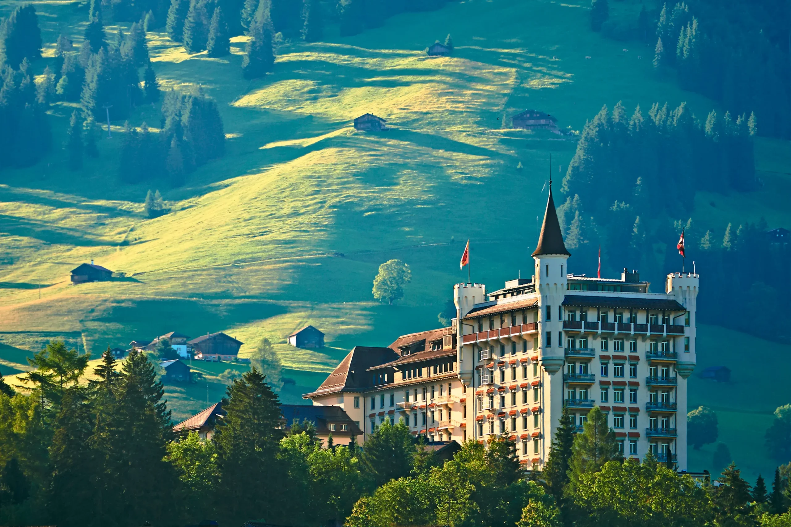 Gstaad Palace Hotel - Gstaad / Switzerland (4K)